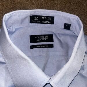 Nordstrom Men's Shop Sky Blue Dress Shirt